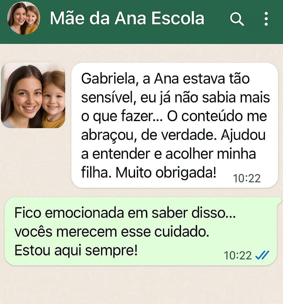 Depoimento da mãe da Ana